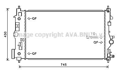 AVA QUALITY COOLING Radiators, Motora dzesēšanas sistēma OL2546